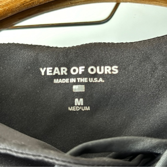 Year of Ours Black Gloss Football Legging Size M - Picture 9 of 10